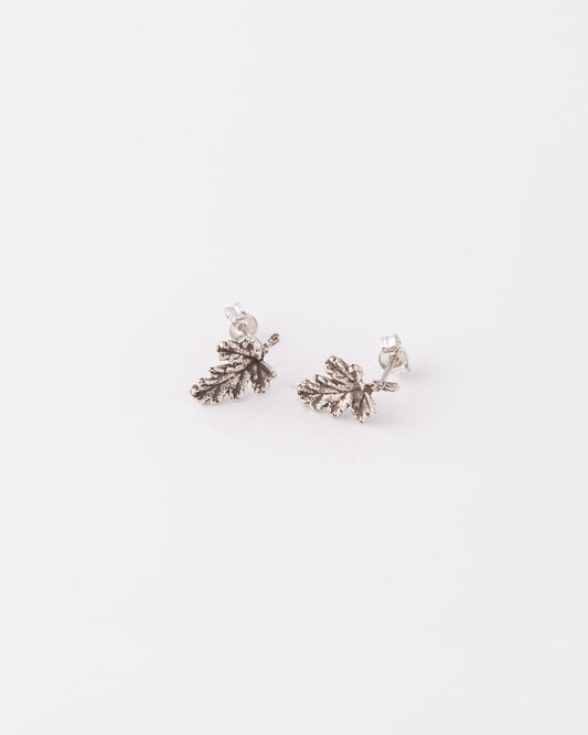 Geranium Leaf Σκουλαρίκια