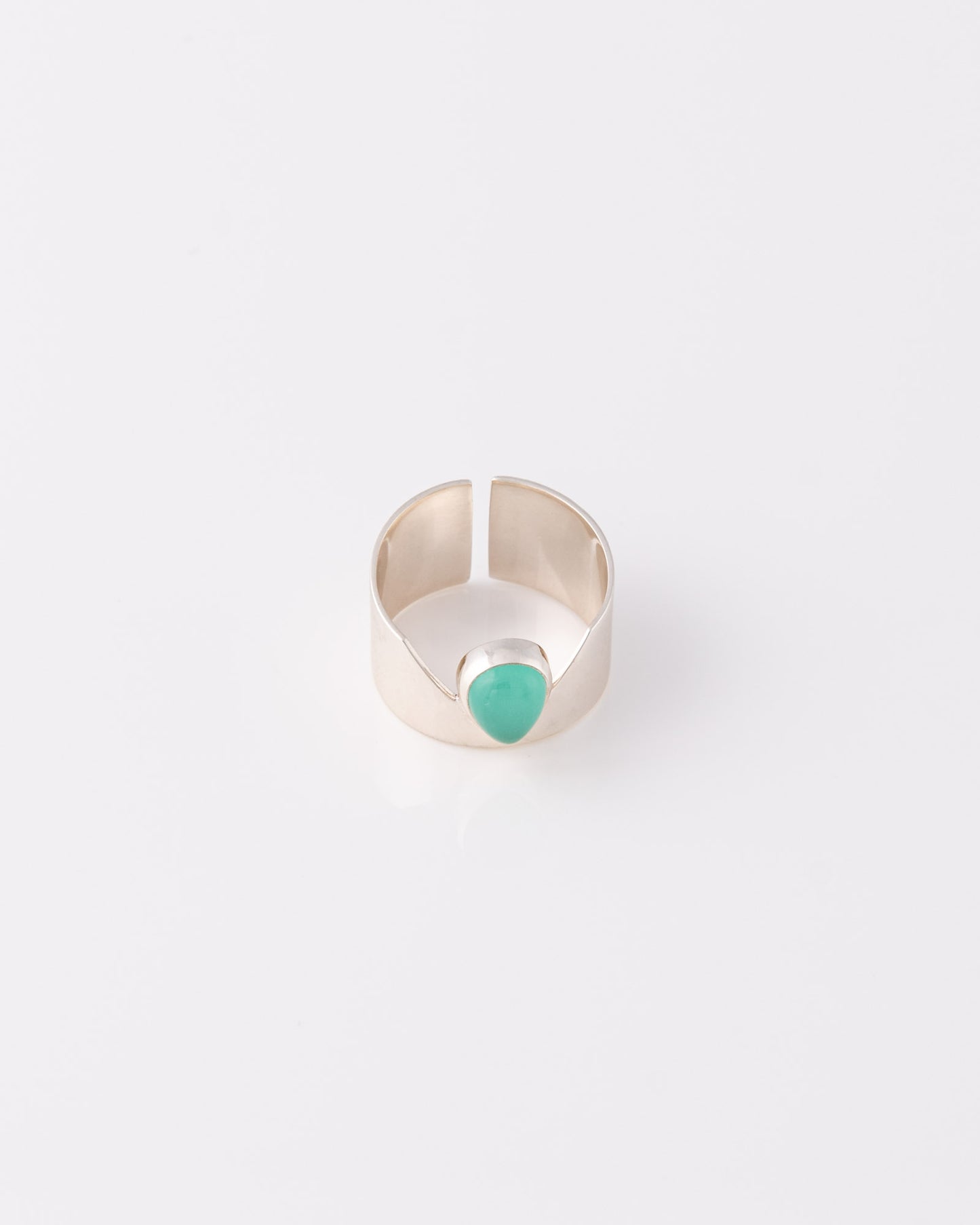 Mermaid Tear Drop Aqua Chalcedony Δαχτυλίδι