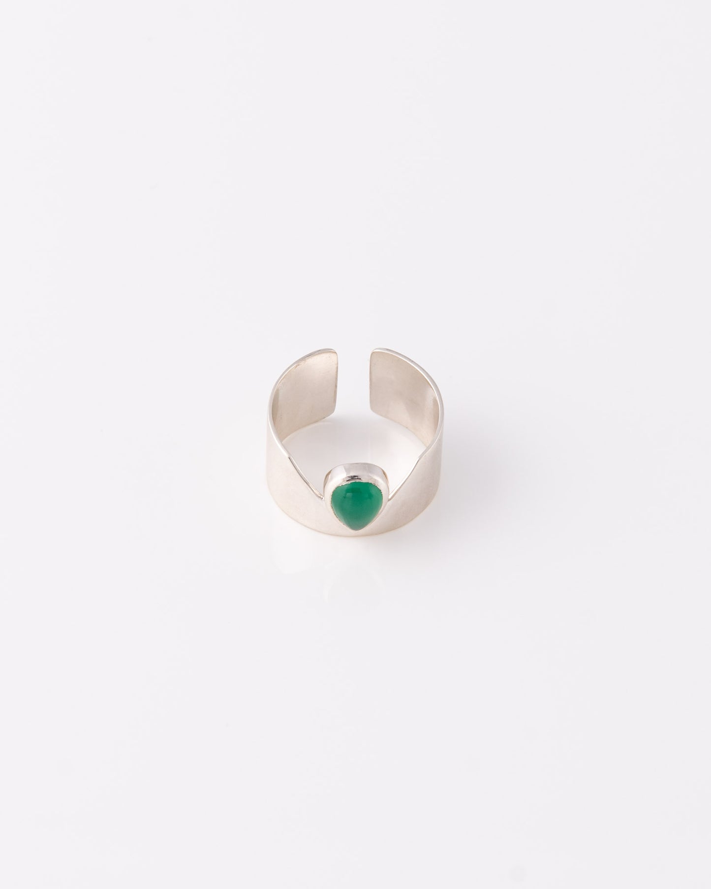 Mermaid Tear Drop Green Onyx Δαχτυλίδι