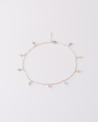 Pearl Αλυσίδα Ποδιού με Μαργαριτάρια
