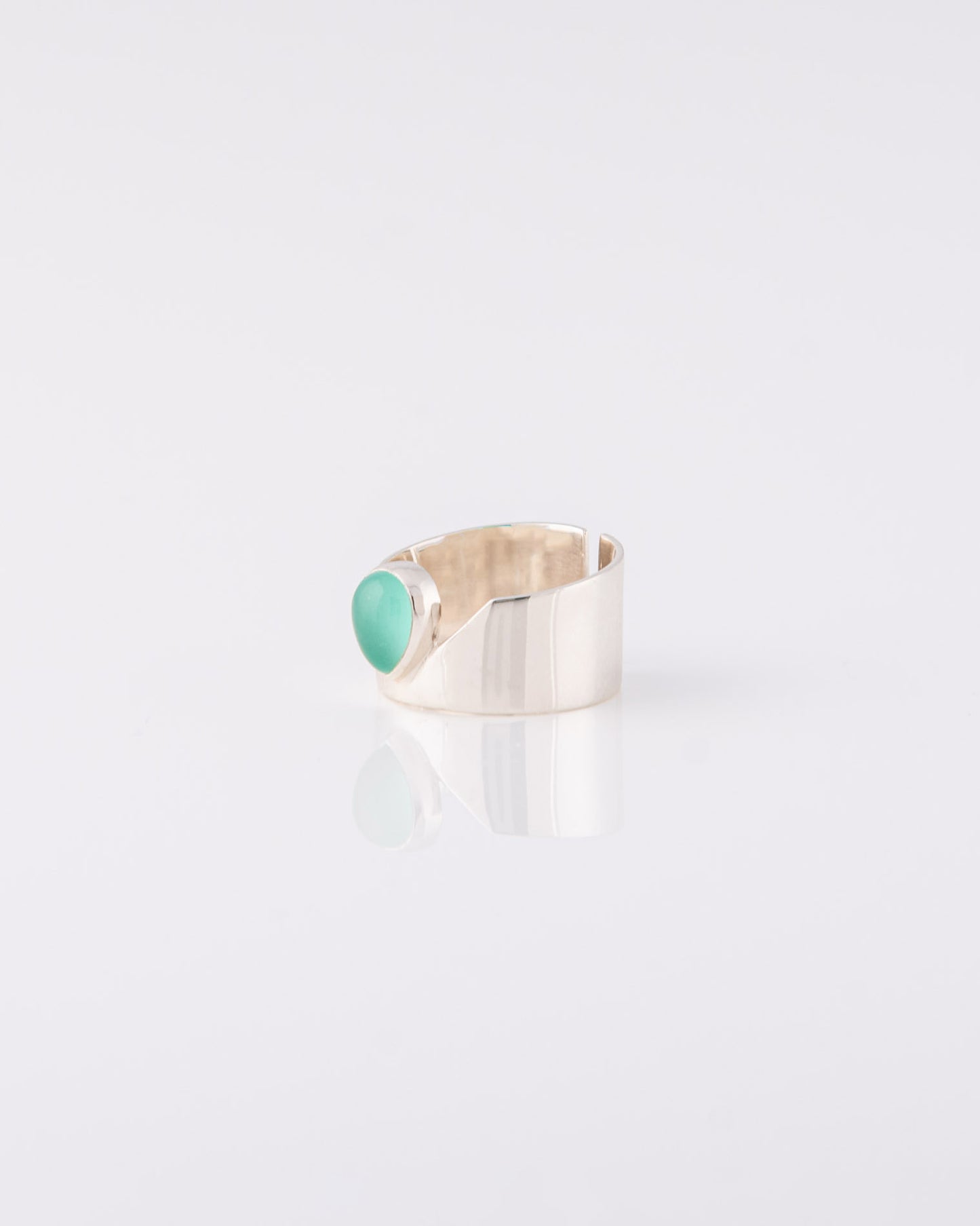 Mermaid Tear Drop Aqua Chalcedony Δαχτυλίδι