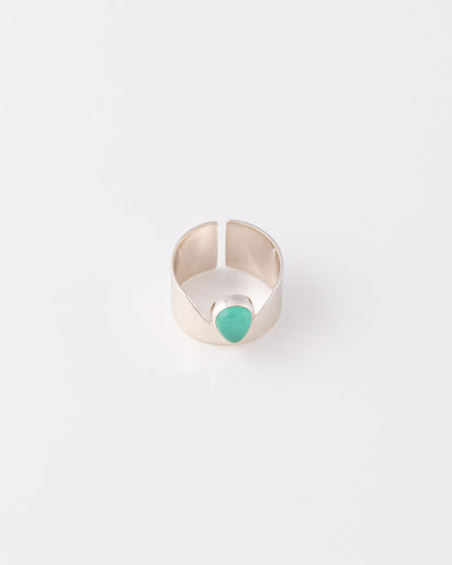 Mermaid Tear Drop Aqua Chalcedony Δαχτυλίδι