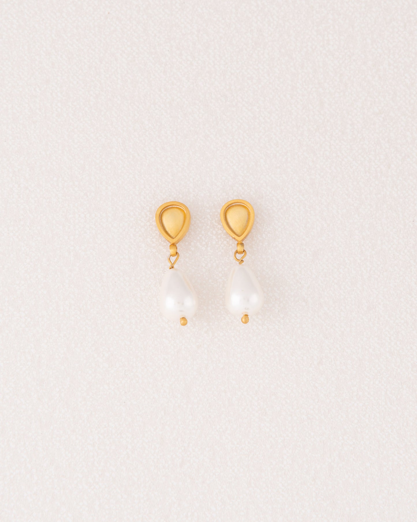 Mermaid Tear Pearl Drop Σκουλαρίκια