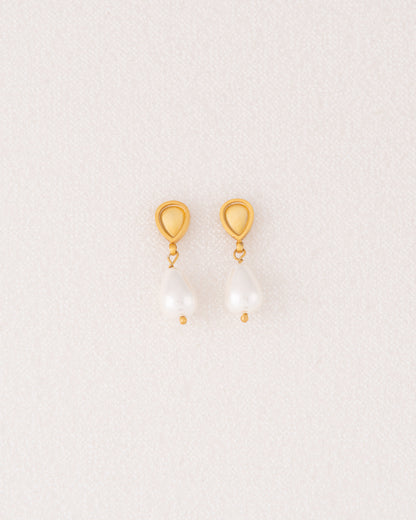 Mermaid Tear Pearl Drop Σκουλαρίκια