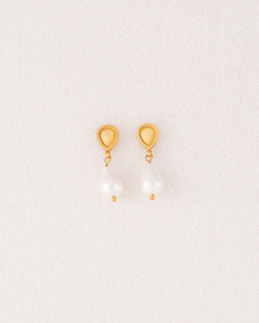 Mermaid Tear Pearl Drop Σκουλαρίκια