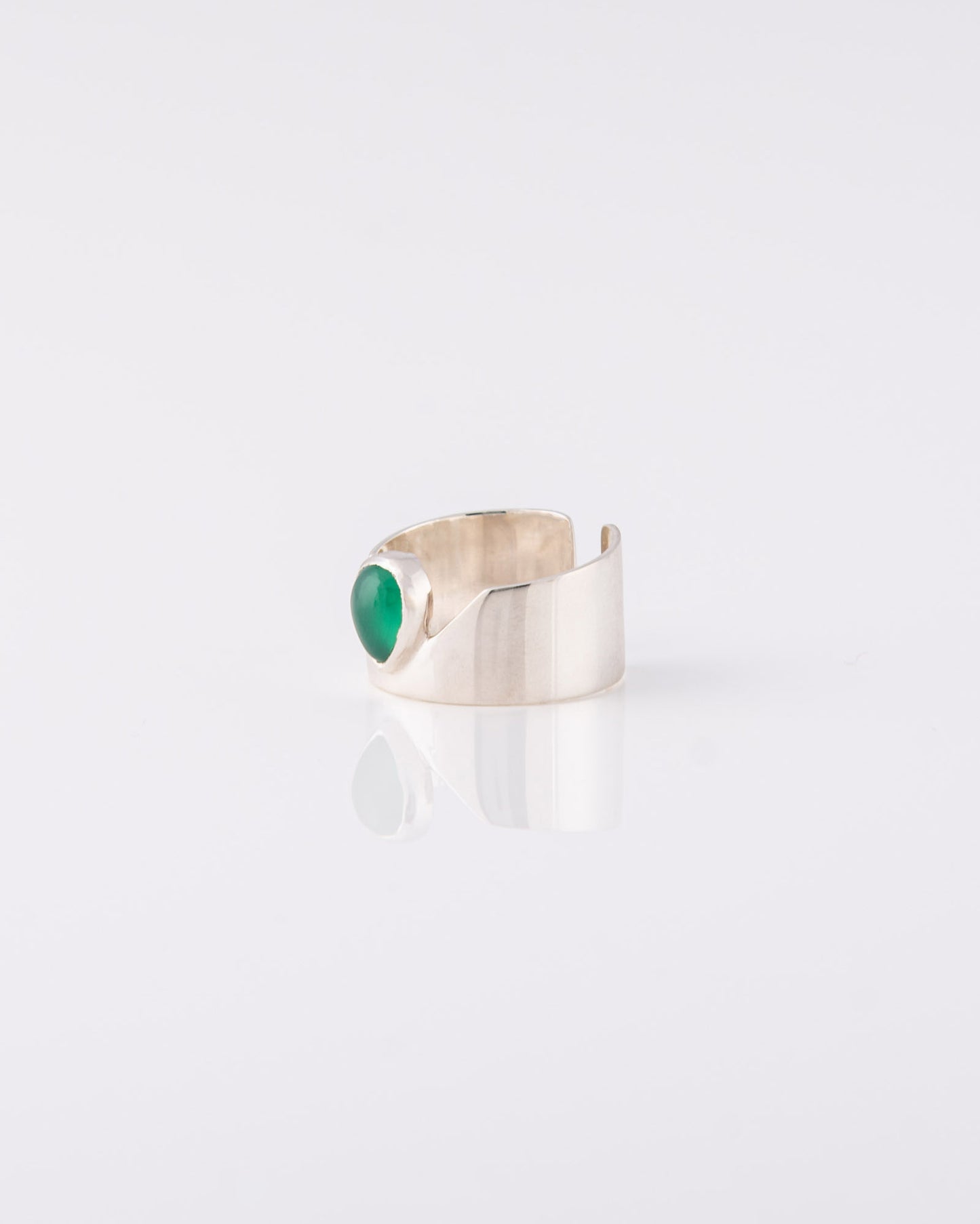 Mermaid Tear Drop Green Onyx Δαχτυλίδι