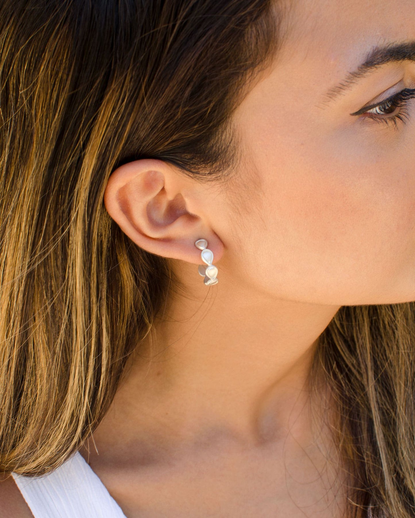 Mermaid Tear Drop Hoops