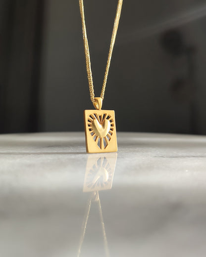 3D Radial Heart Talisman