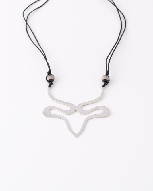 One of a kind ασημένιο statement κολιέ Minotaur της ANV Jewelry.