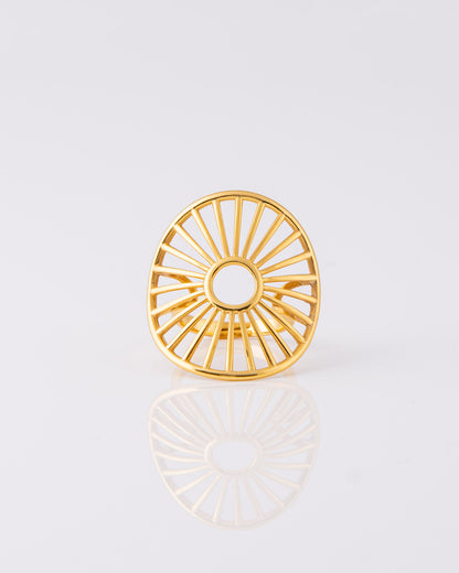 Beautiful Sunset Δαχτυλίδι Elevated Shape